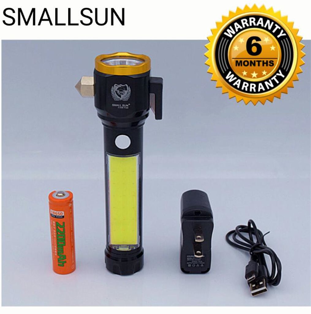Smallsun servile torch light with solar panel