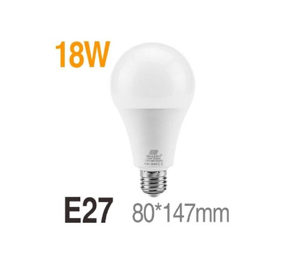 LED AC Bulb 18 Watt 01 year Warranty
