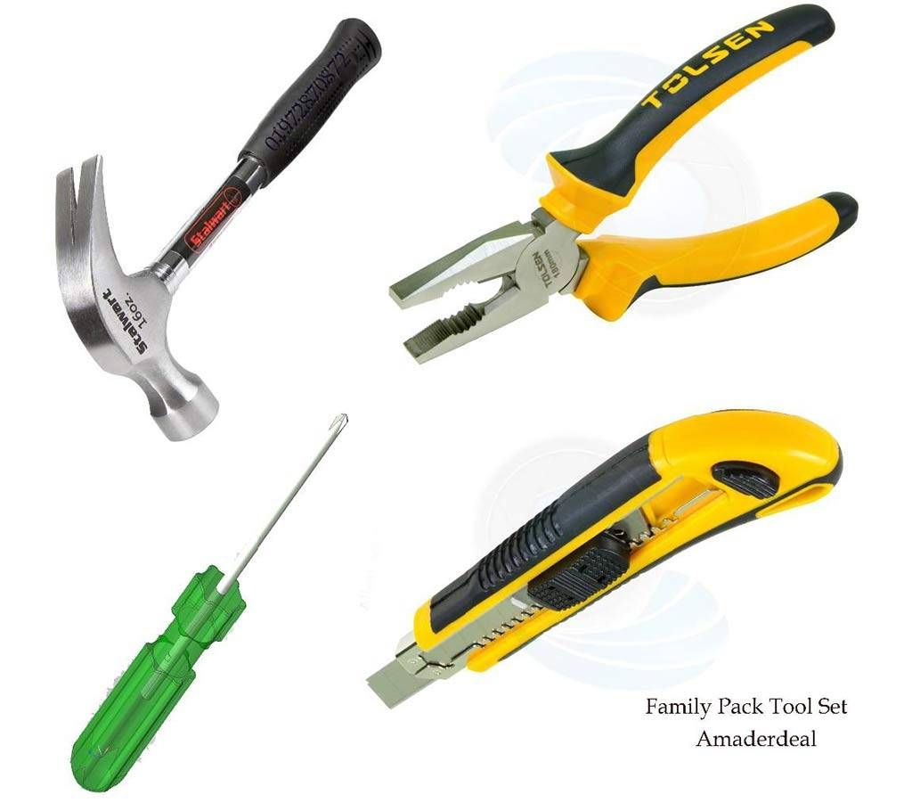 4 pcs family pack tool set 