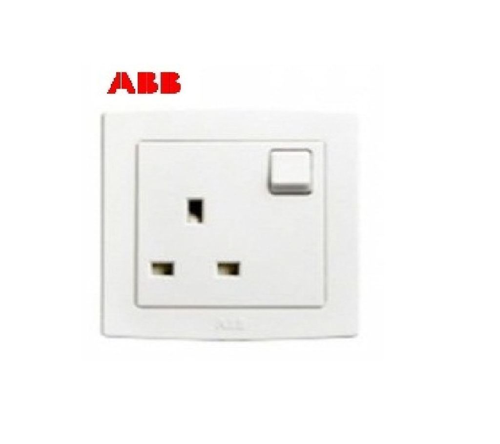 ABB Concept BS Range Sockets AC224 3Pin Flat  India (Original)