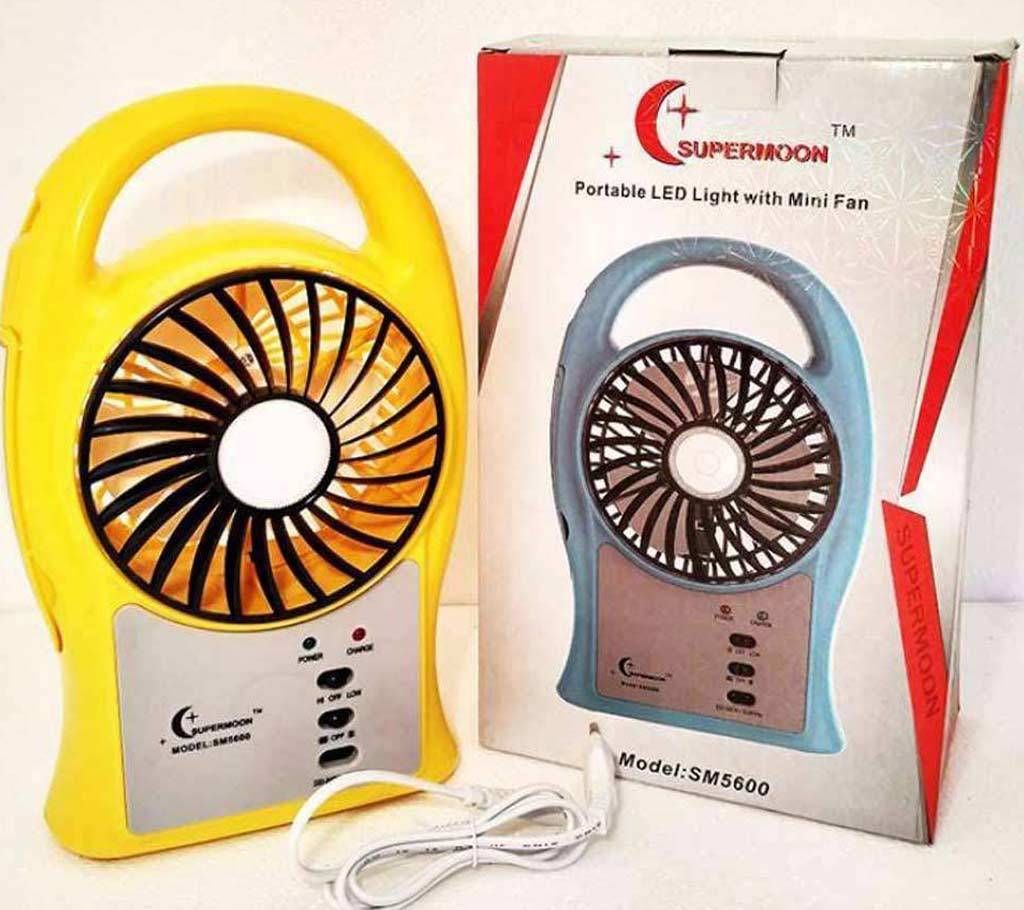 SUPERMOON Mini Fan With LED Light