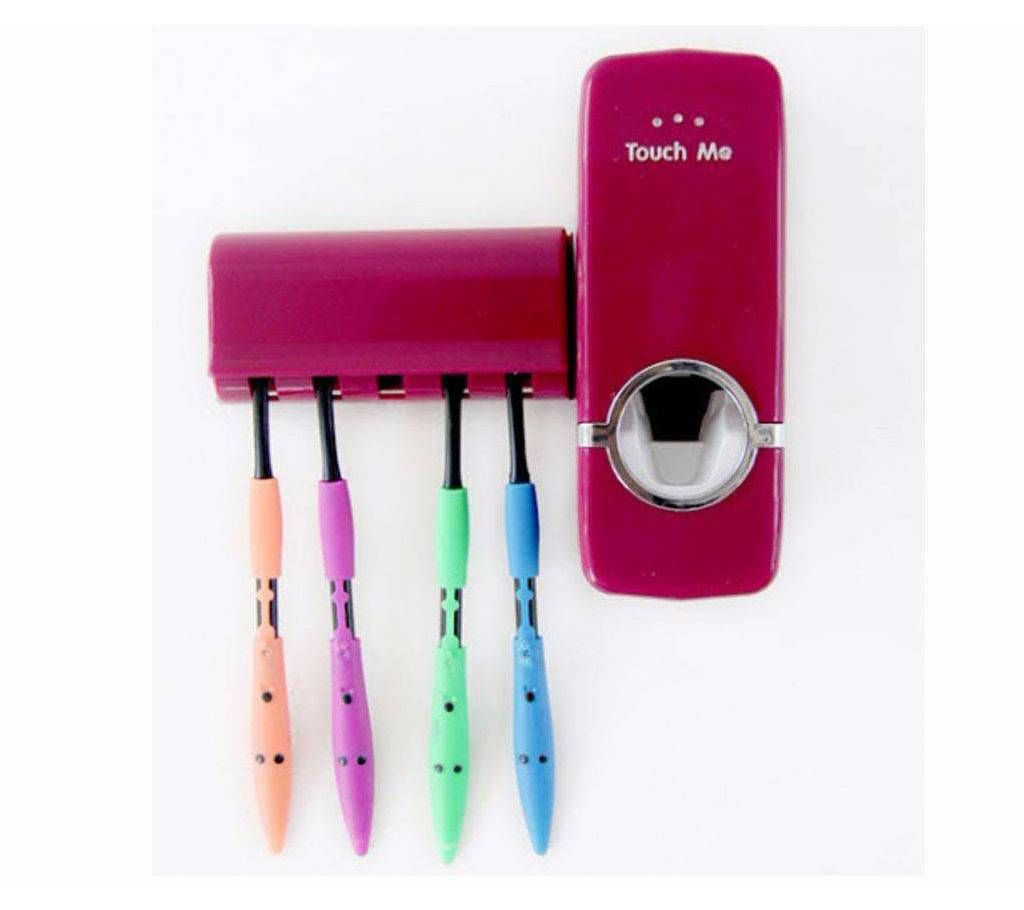 Automatic Toothpaste Dispenser and Toothbrush Holder 