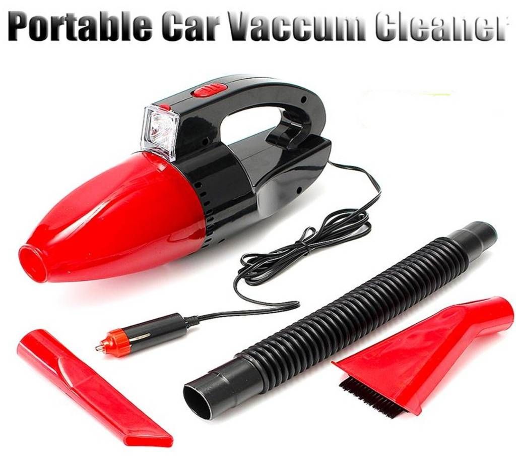 Portable Mini Vacuum Cleaner - Red and Black