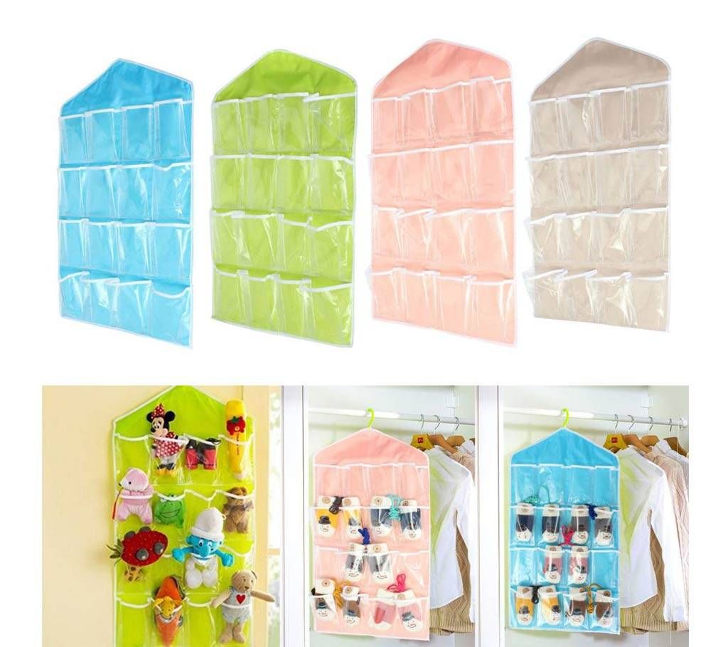 16 Pocket Wall Mount Organizer 
