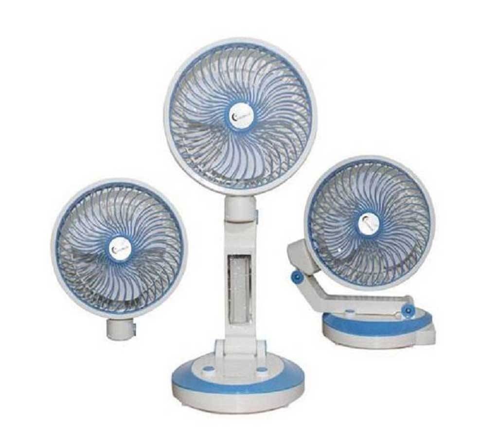 Rechargeable Table Fan + Light