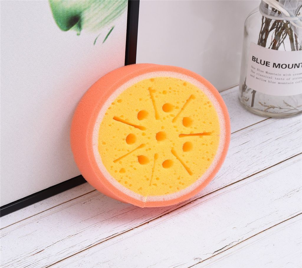 SWEET ORANGE SHAPED BATH SPONGE