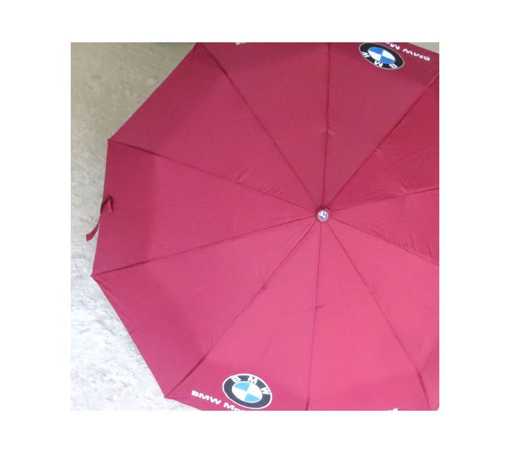 BMW Auto Lock Umbrella- Maroon