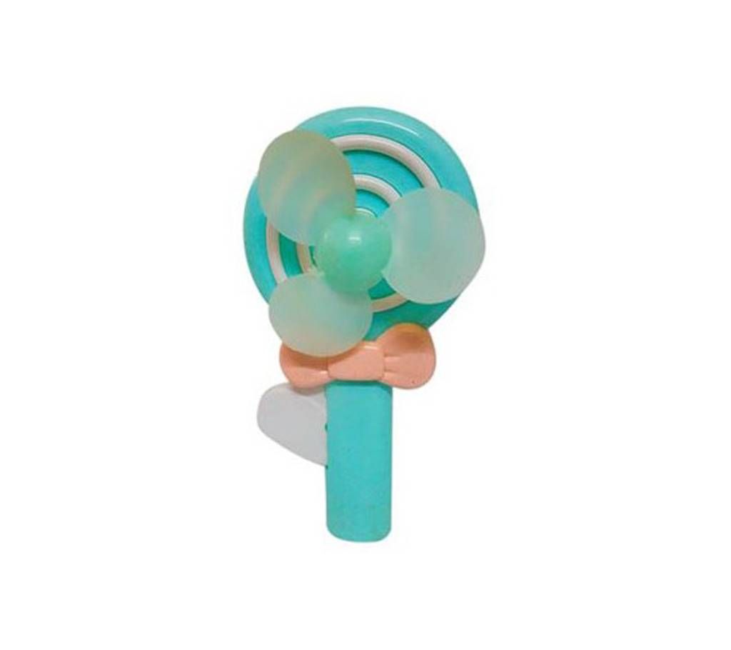 Portable Pocket Fan - Cyan Hand Fan gift