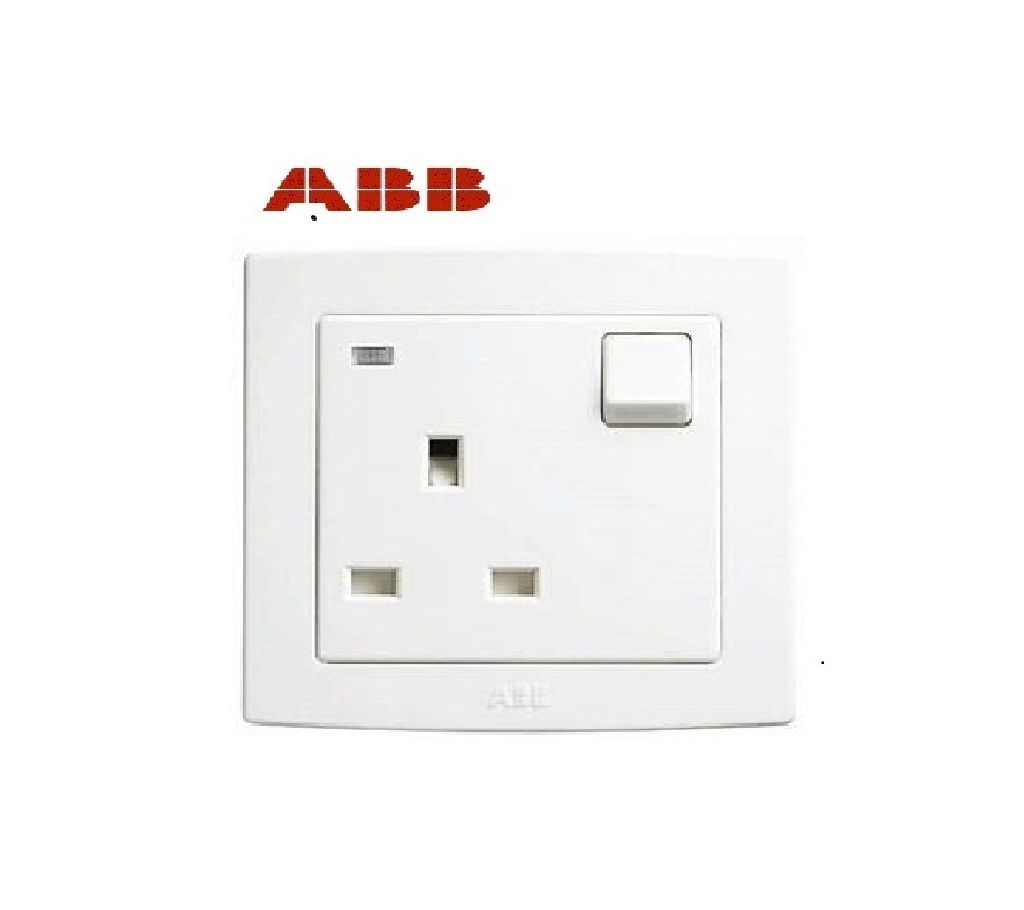 ABB Switched Universal Sockets outlet AC294 3Pin Round  (Original)
