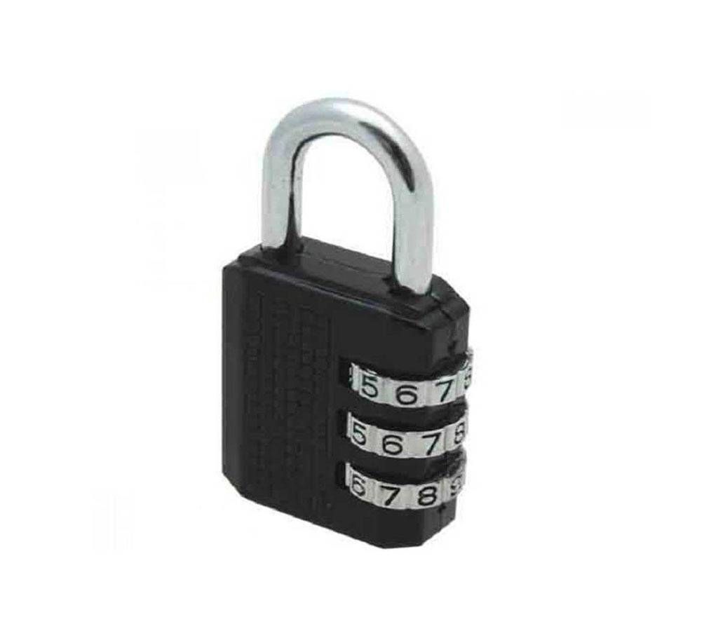 Combination Lock for Bag - Black