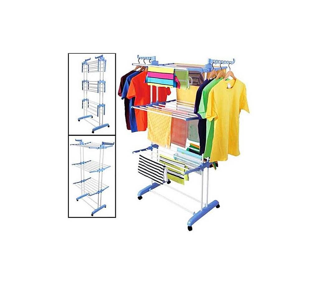spray painting clothes hanger