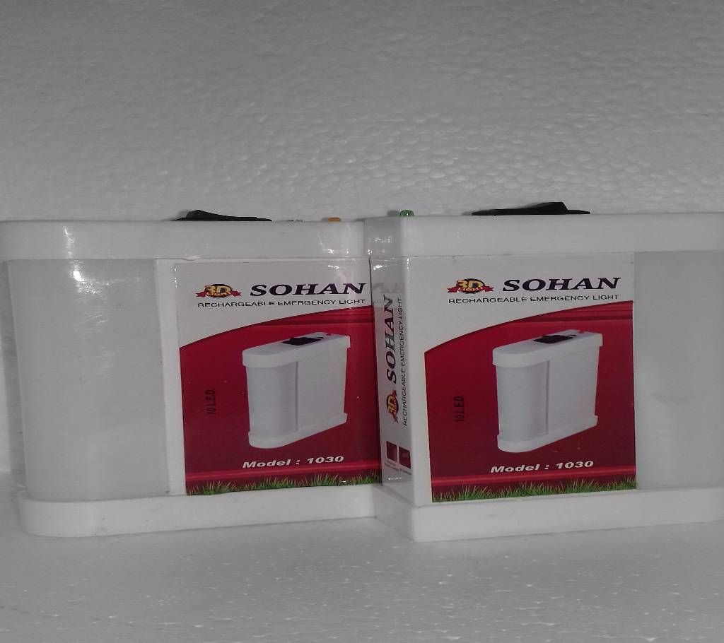 SOHAN RECGARGEABLE EMERGENCY LIGHT-1030