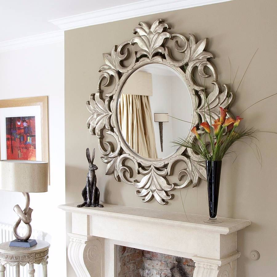 Malaysian MDF Wooden Hanging Mirror