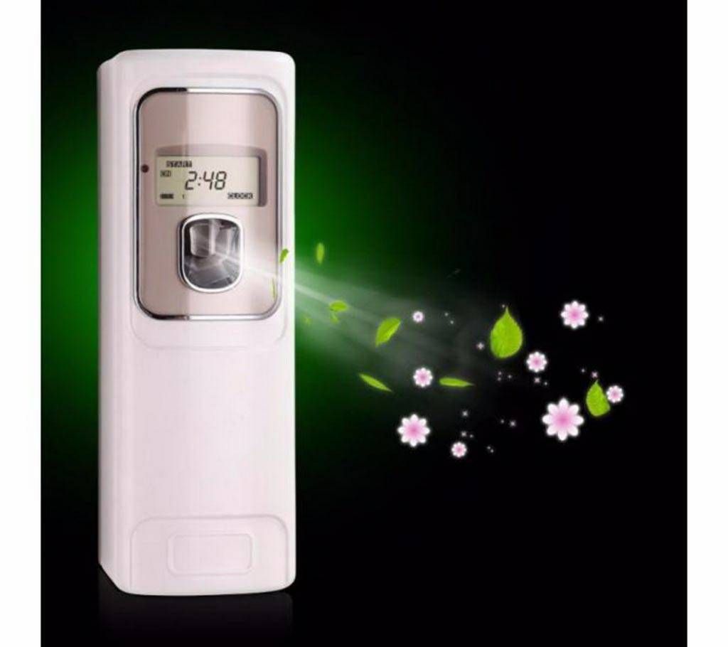 Automatic room spray with led clock