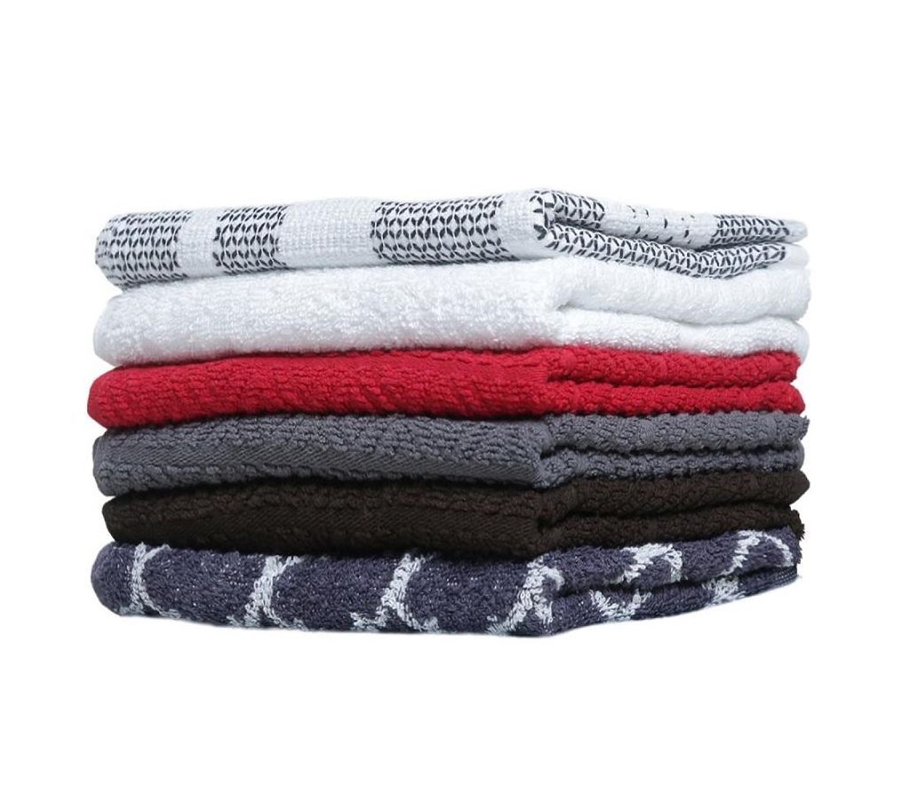 6 Piece Assorted Color Kitchen Towel 27X16 inch