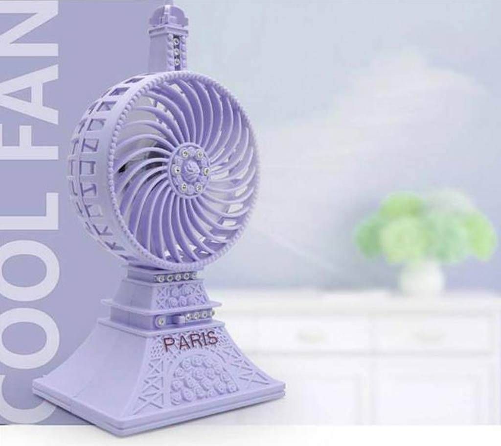 Purple Paris Design Desktop USB mini fan