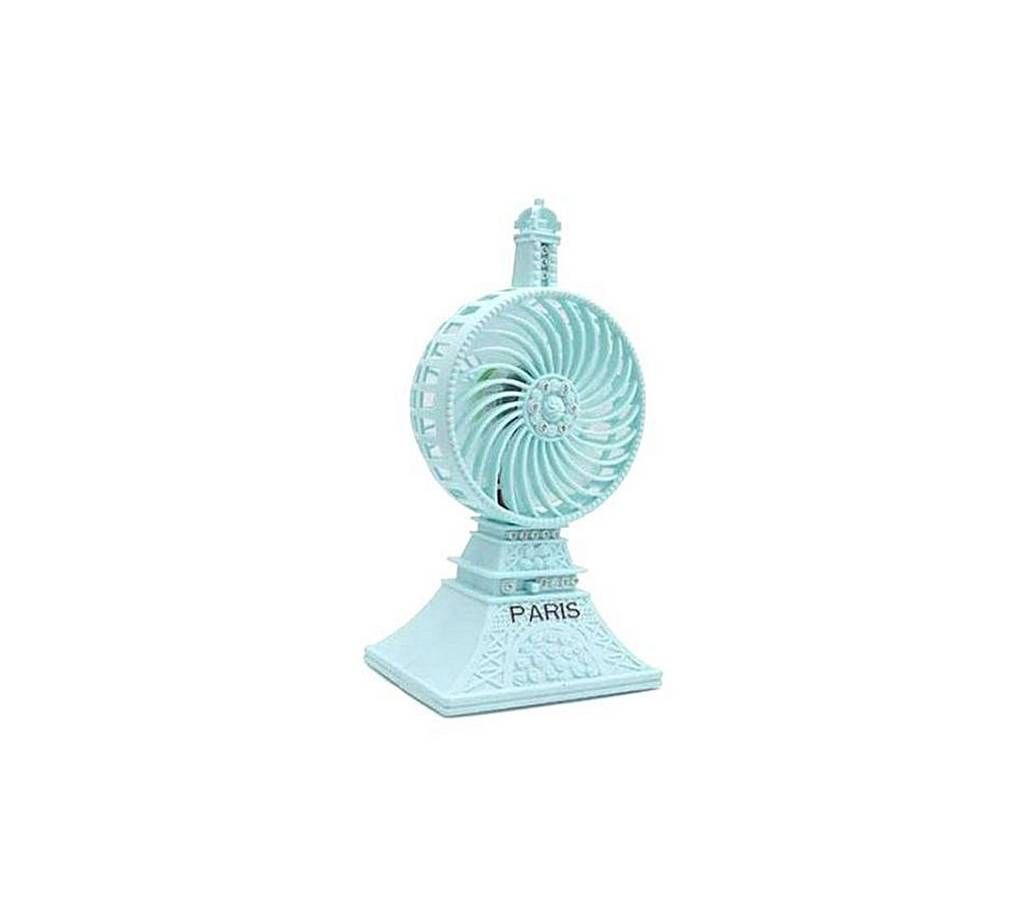 USB Paris Tower Fan - Sky Blue