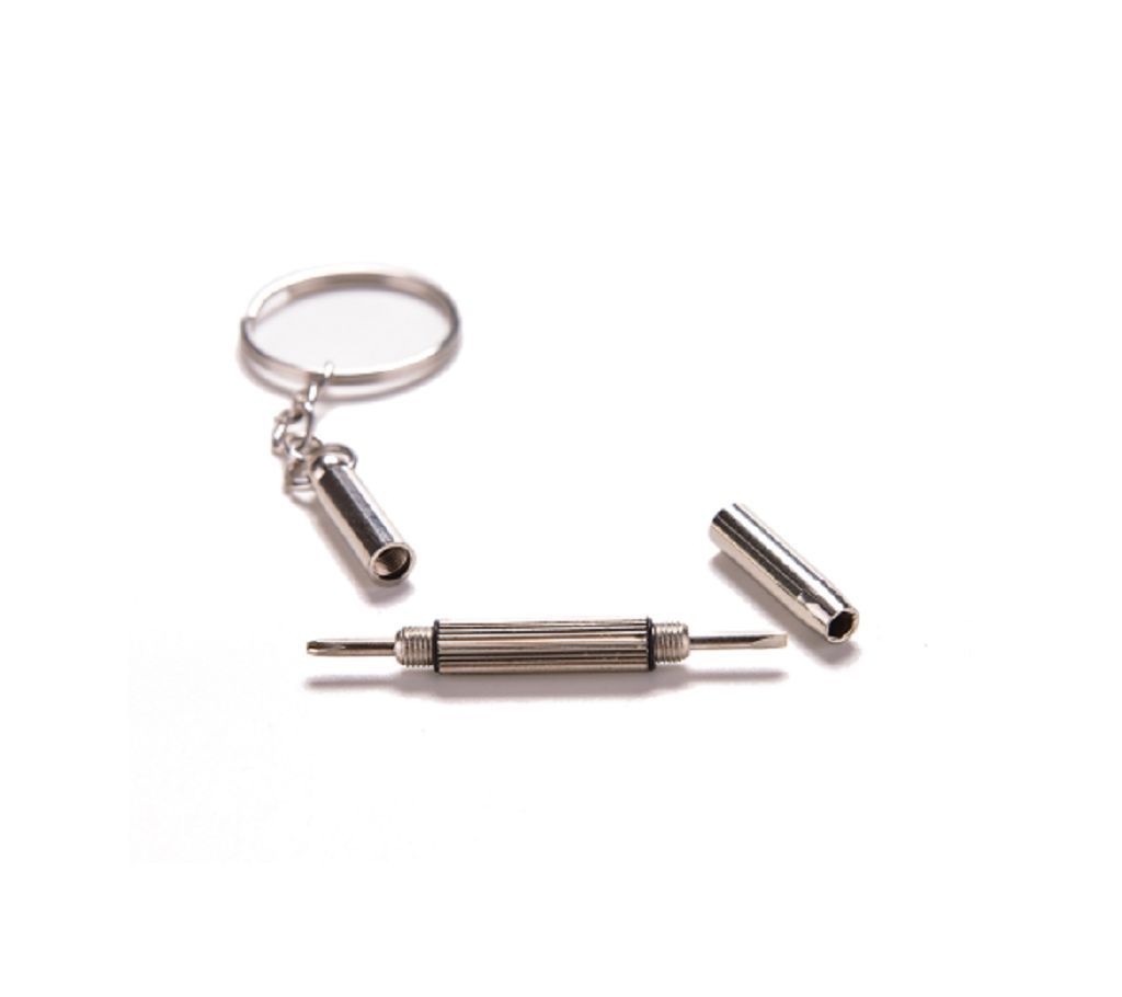 3-in-1 Watch Accessory Tool Repair Keychain Screwdriver Tool for Home Sunglass Eyeglass Cellphone Watch