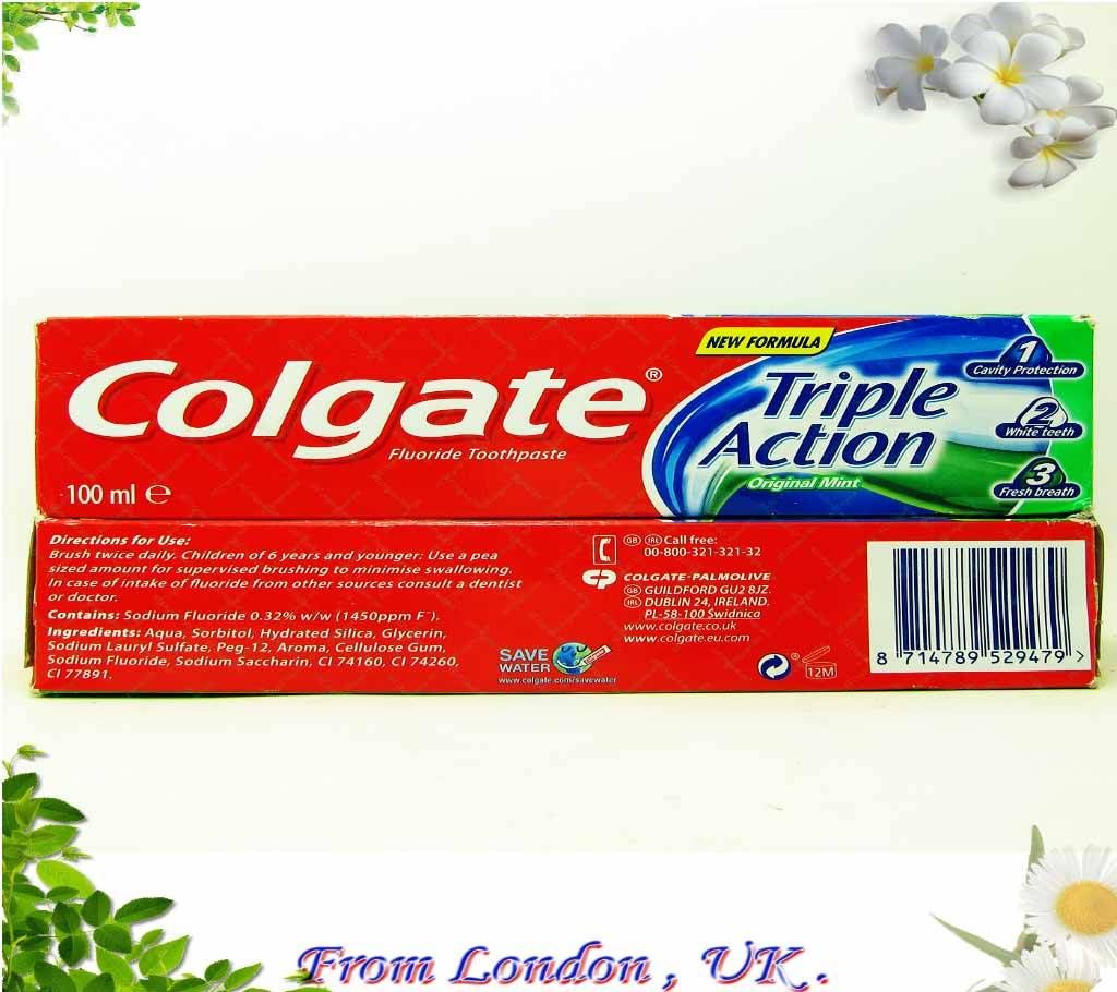 Colgate Triple Action Toothpaste 100Ml