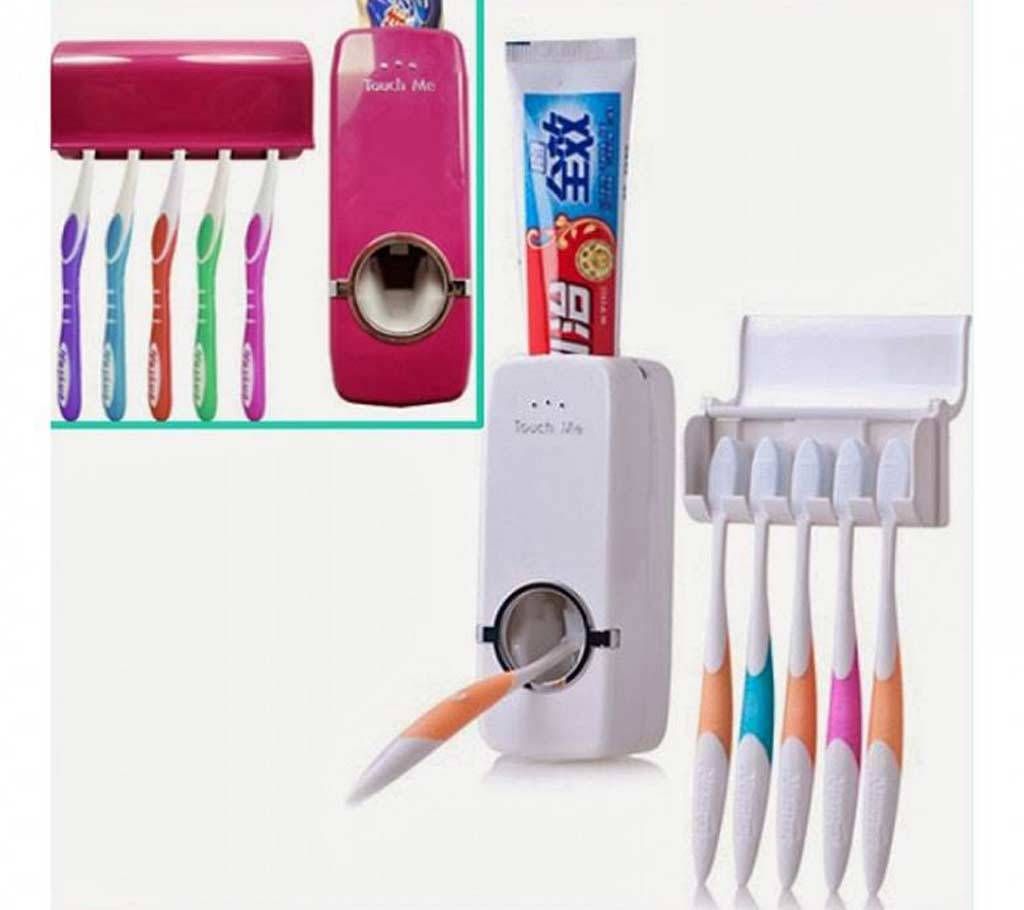 Automatic Toothpaste Dispenser & "Touch Me" Brush