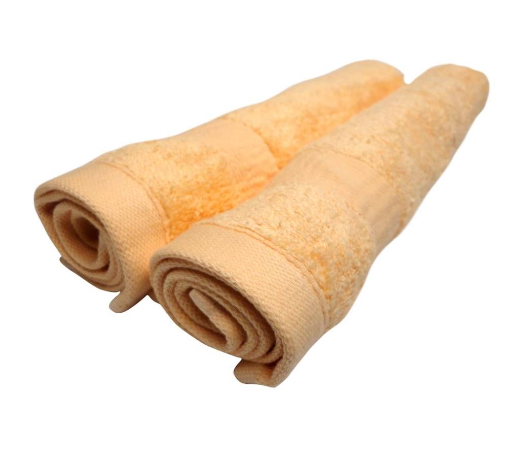 old Yellow Cotton Hand Towel 30x50cm