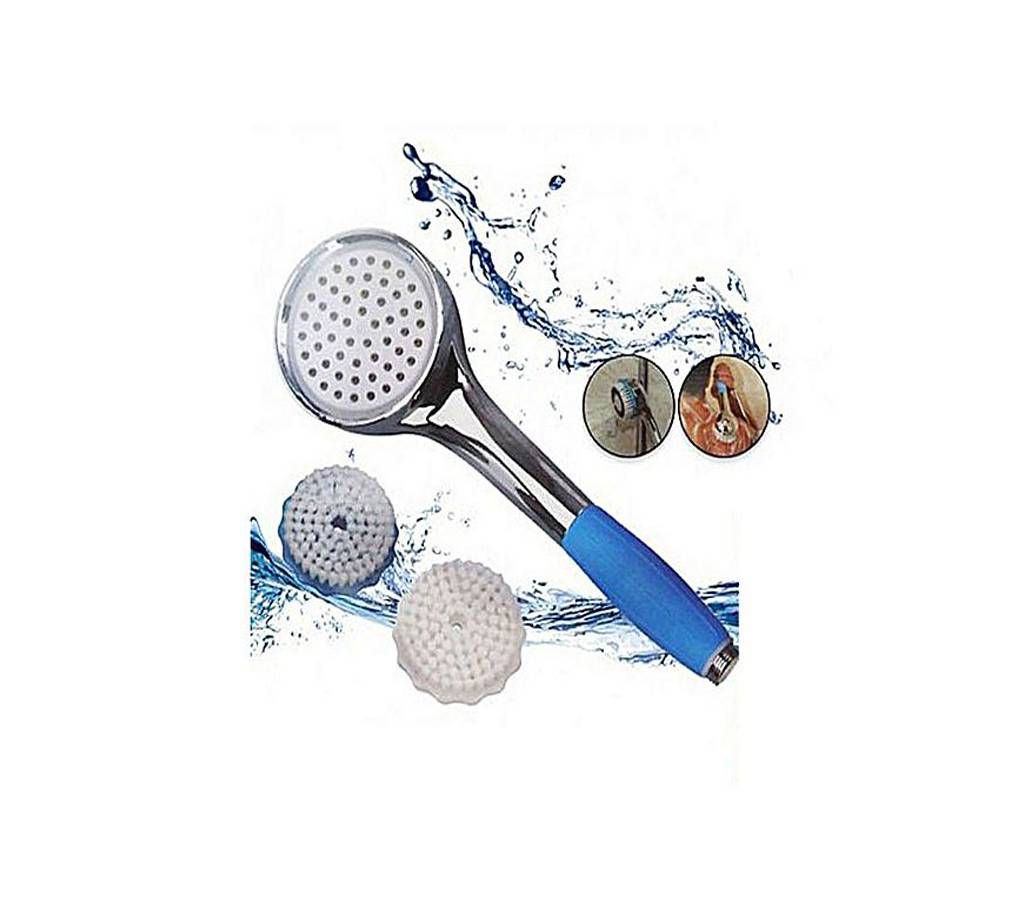 Multi Functional Wash Rinse Filter Shower Head - Blue and White