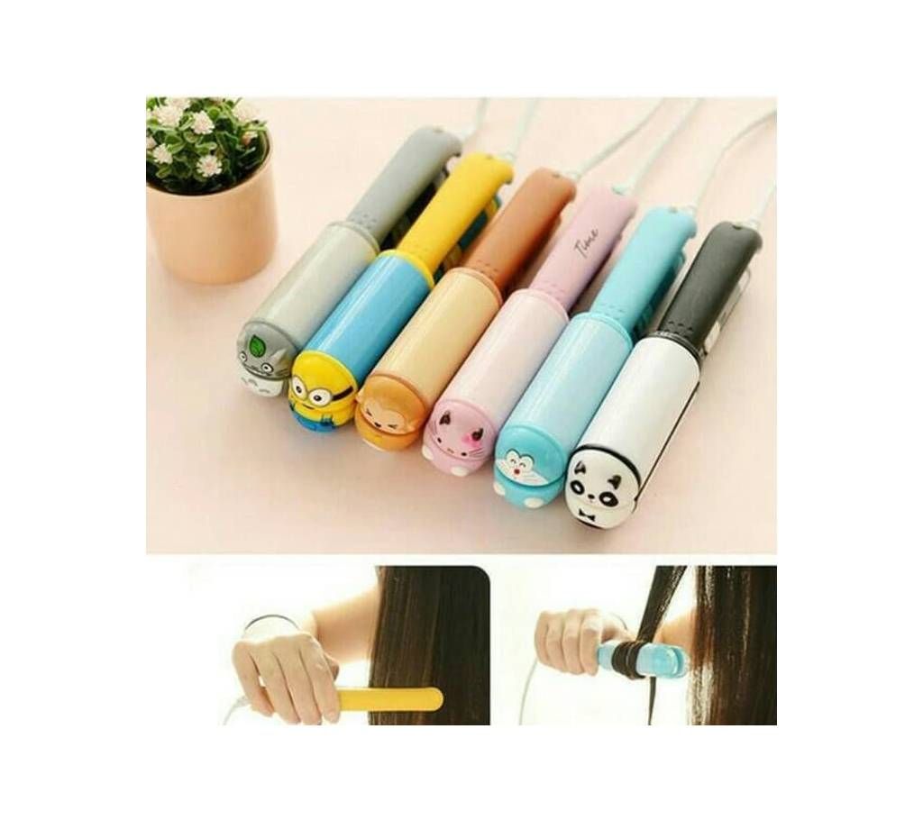 mini hair straightener curling iron ceramic