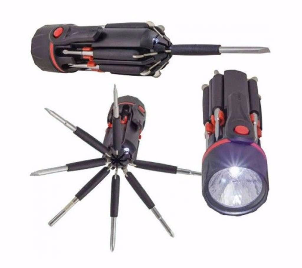 8 IN 1 Multi Screwdriver and Torch