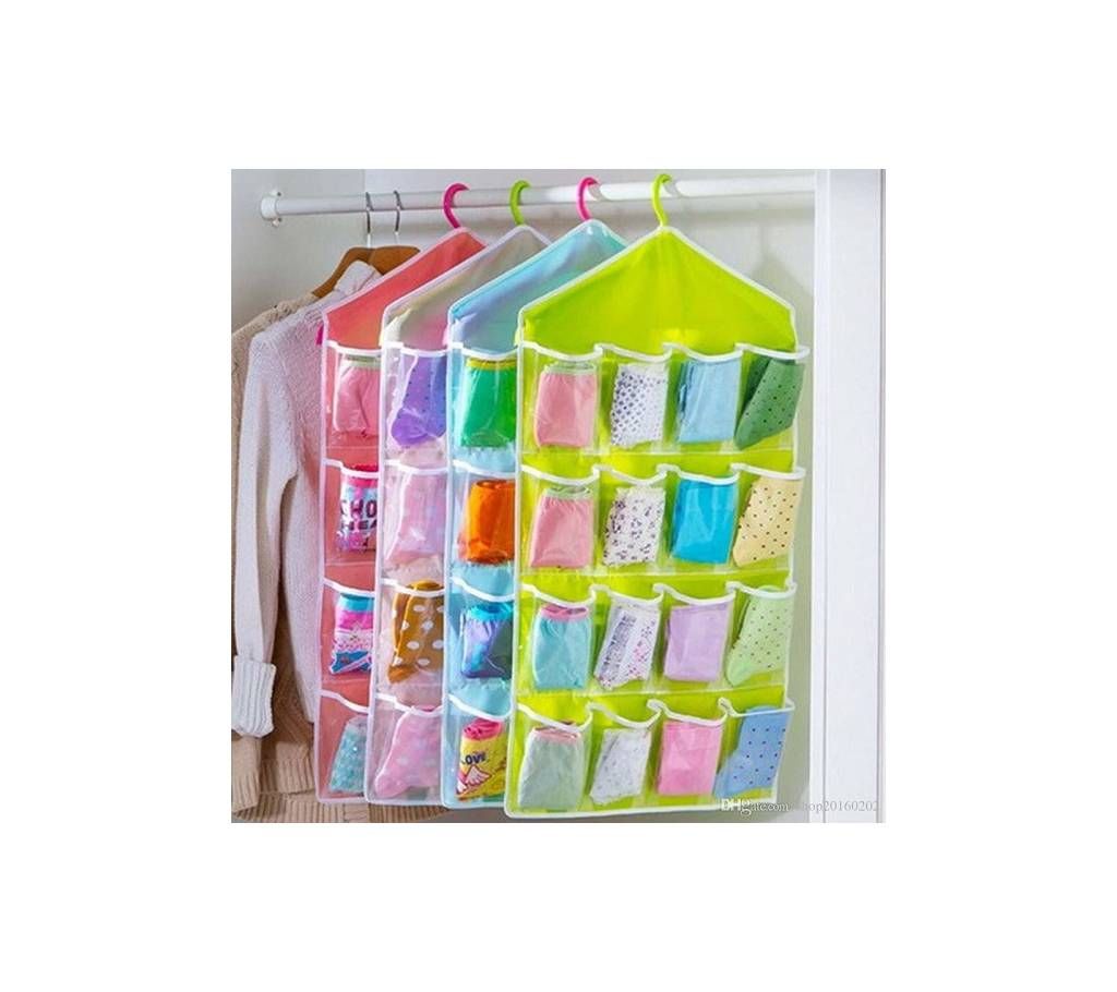 16 grid hanging organizer