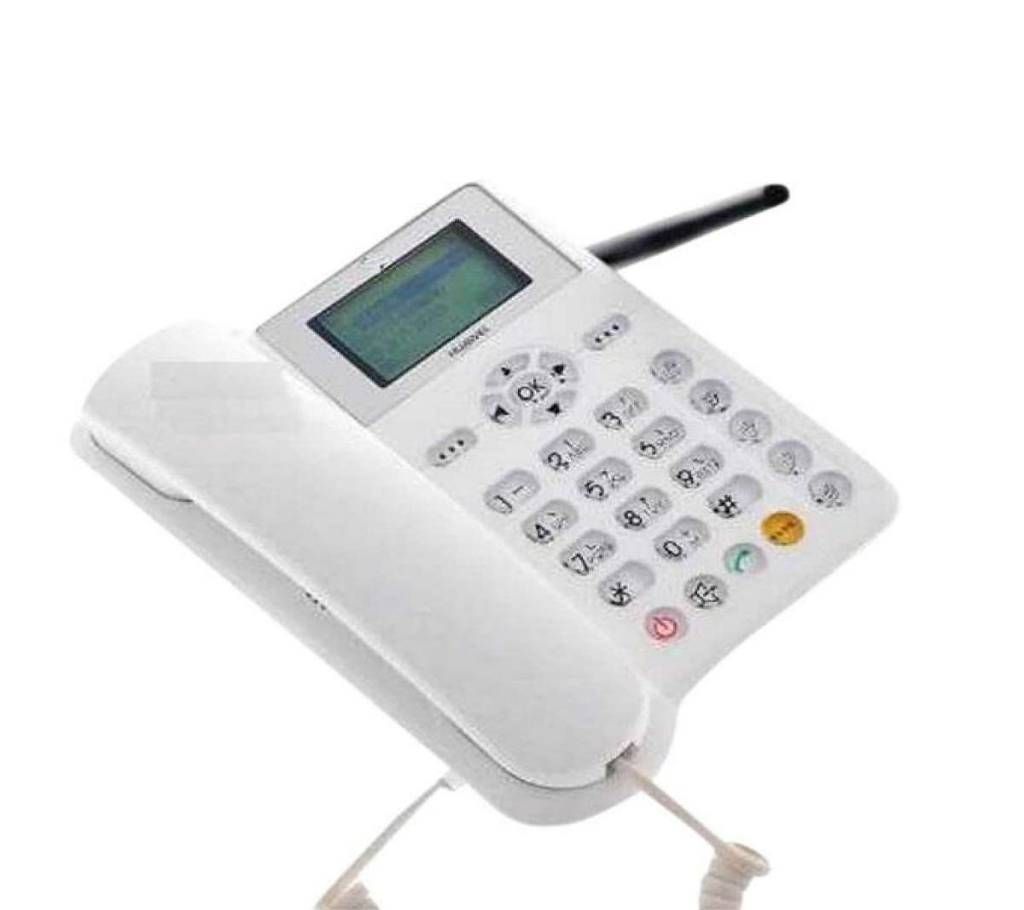 Huawei F501 SIM Supported GSM Desk Phone - White