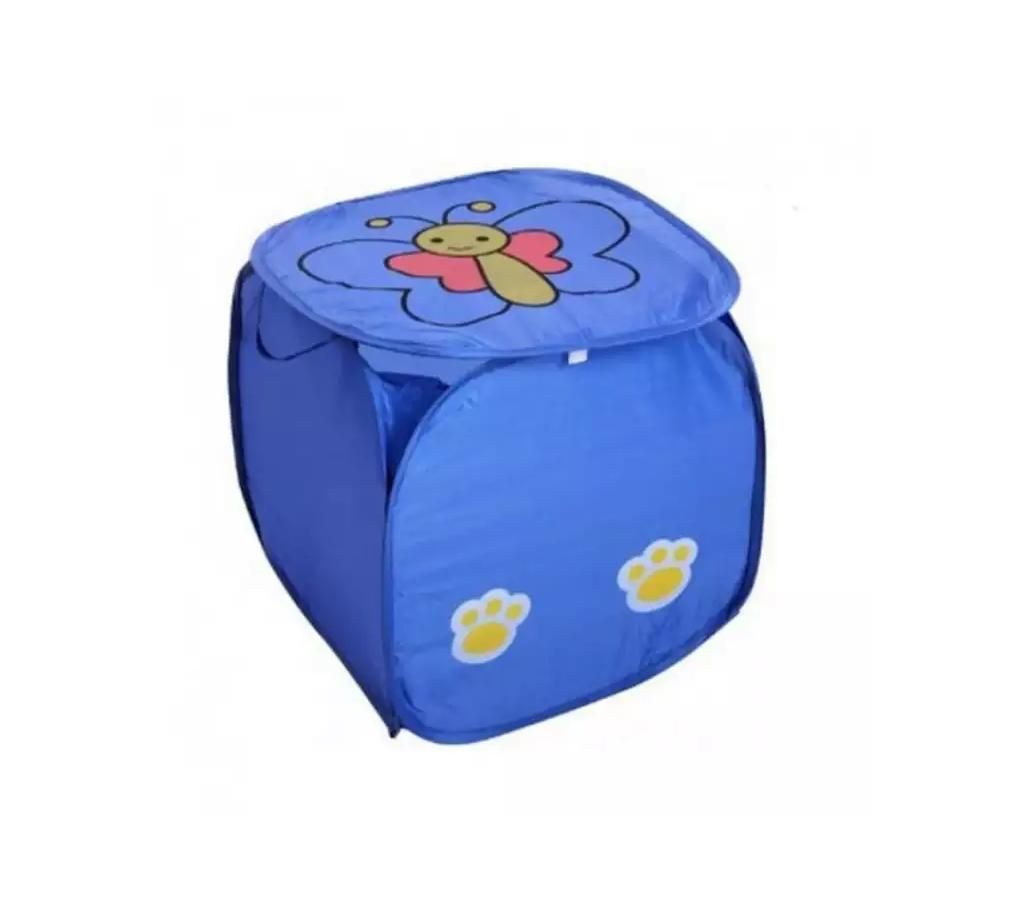 Washing Foldable Laundry Basket (Blue)