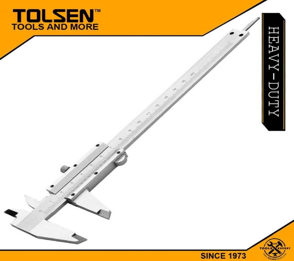 TOLSEN Steel Analog Vernier Caliper w/ Hard Case (0-150mm) 35048