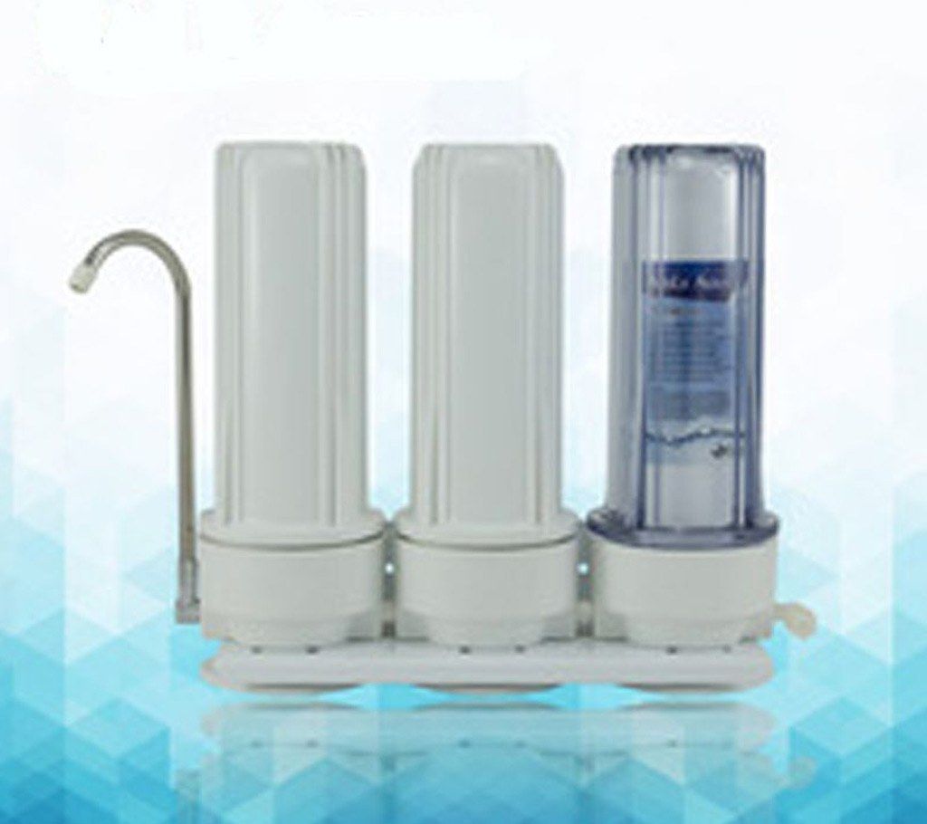 3 stage household pre-filtration counter