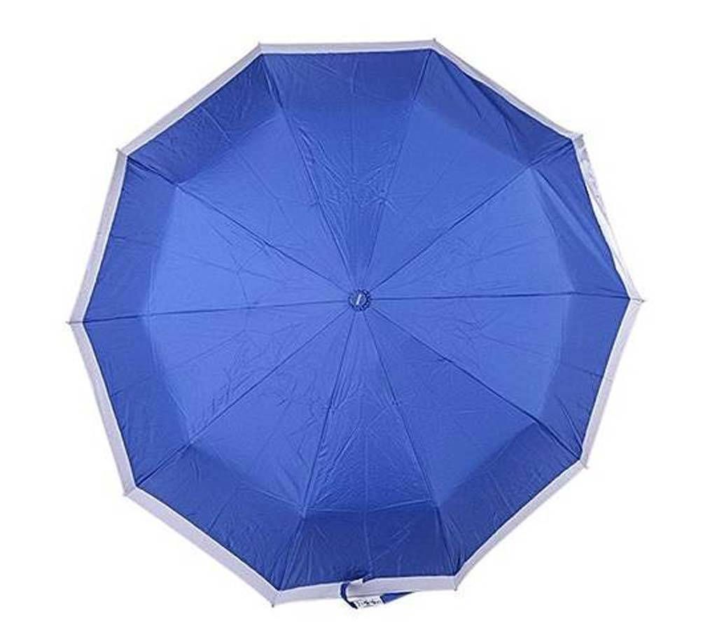 Blue Polyester Umbrella