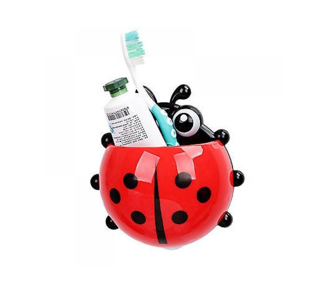 Ladybug shap toothpaste holder
