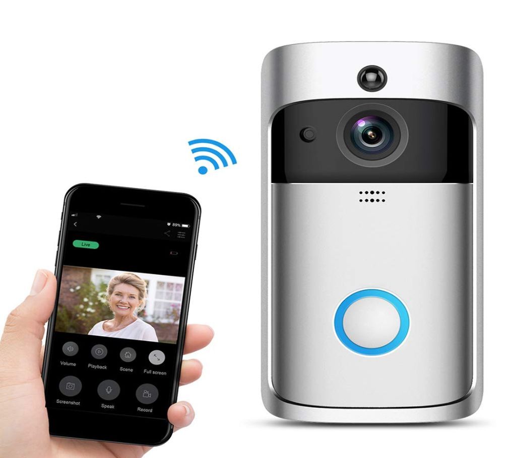 Video Doorbell V5 Silver-Tecio