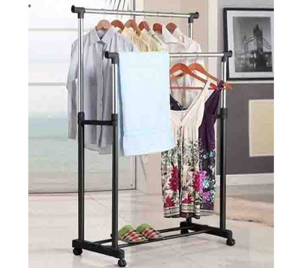 Clothes And Shoe Rack Folding Double