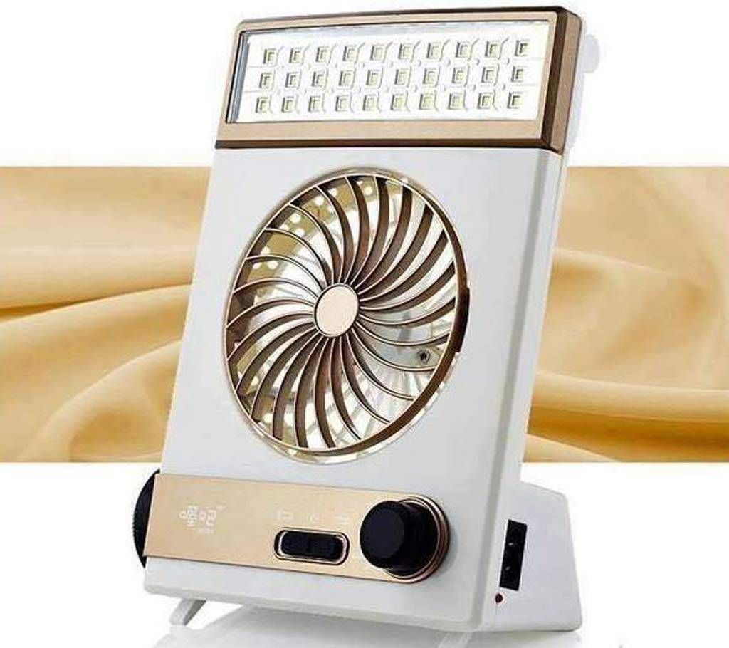 3 in 1 rechargeable fan with light