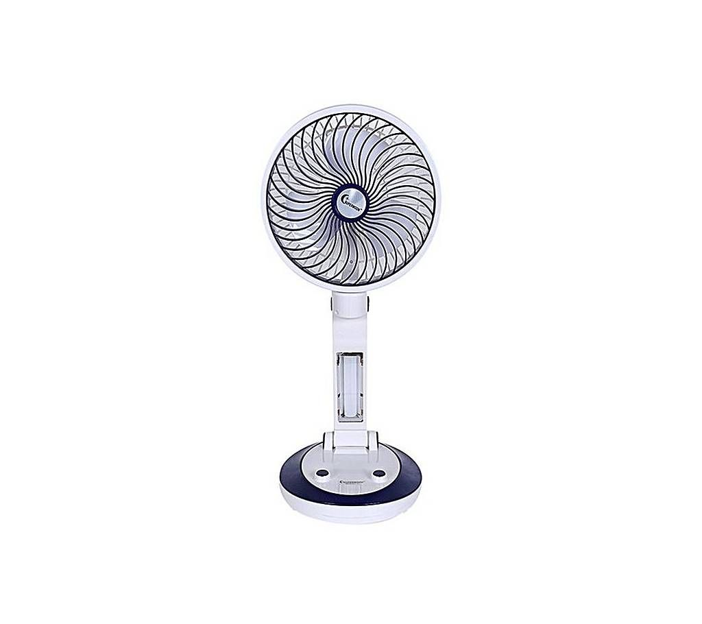 Supermoon SM 6610 Rechargeable Folding Table Fan with Light 