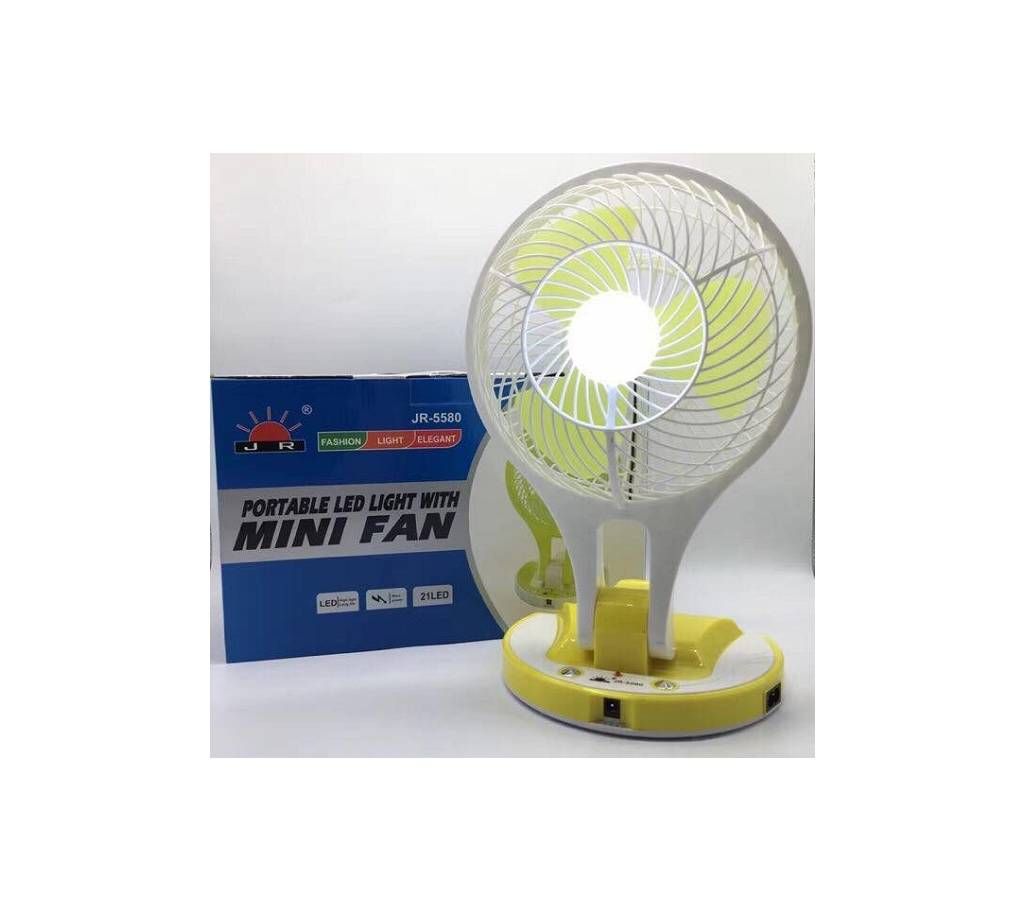 Rechargeable Fan with 21SMD LED lights