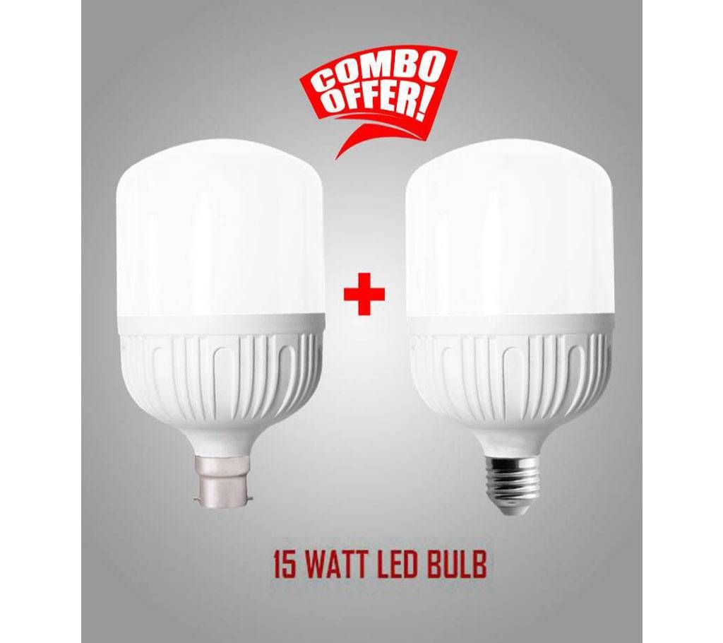 LED Bulb 15 Watt Combo (1 Pin +1  Patch)