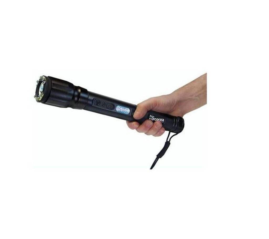 Stun-Gun Shocker With Torch - Black