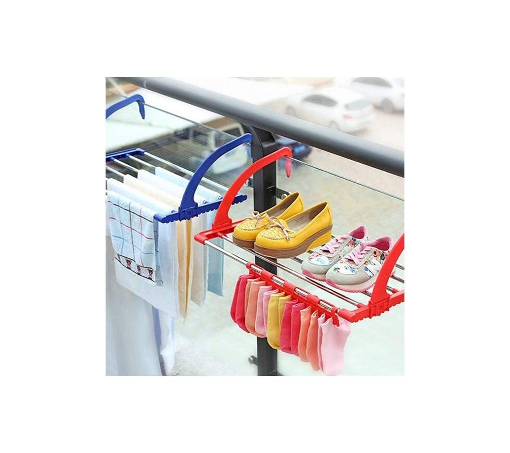 Portable Collapsible Foldable Balcony Hanger rack
