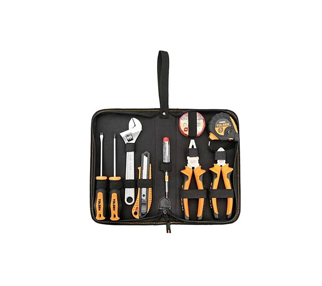 Tolsen 9 Pieces Hand Tools Set - Silver