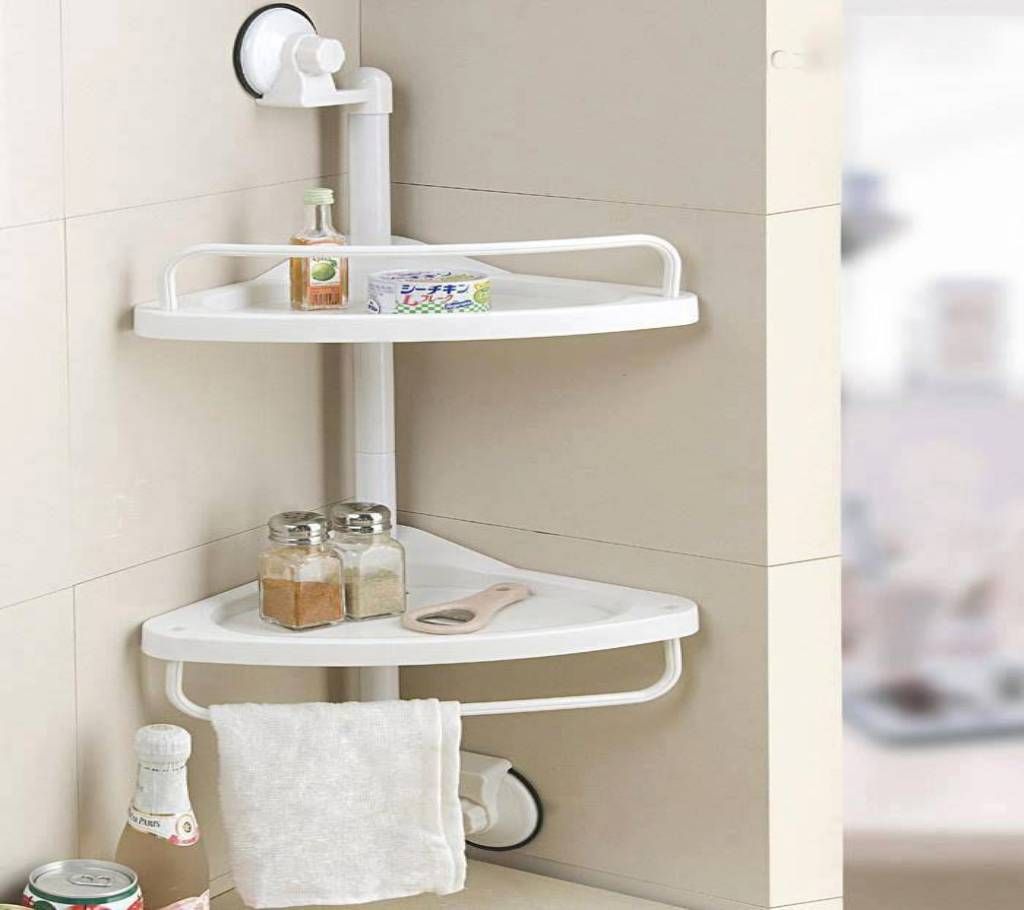 Corner storage Shelf for Kitchen and Bathroom