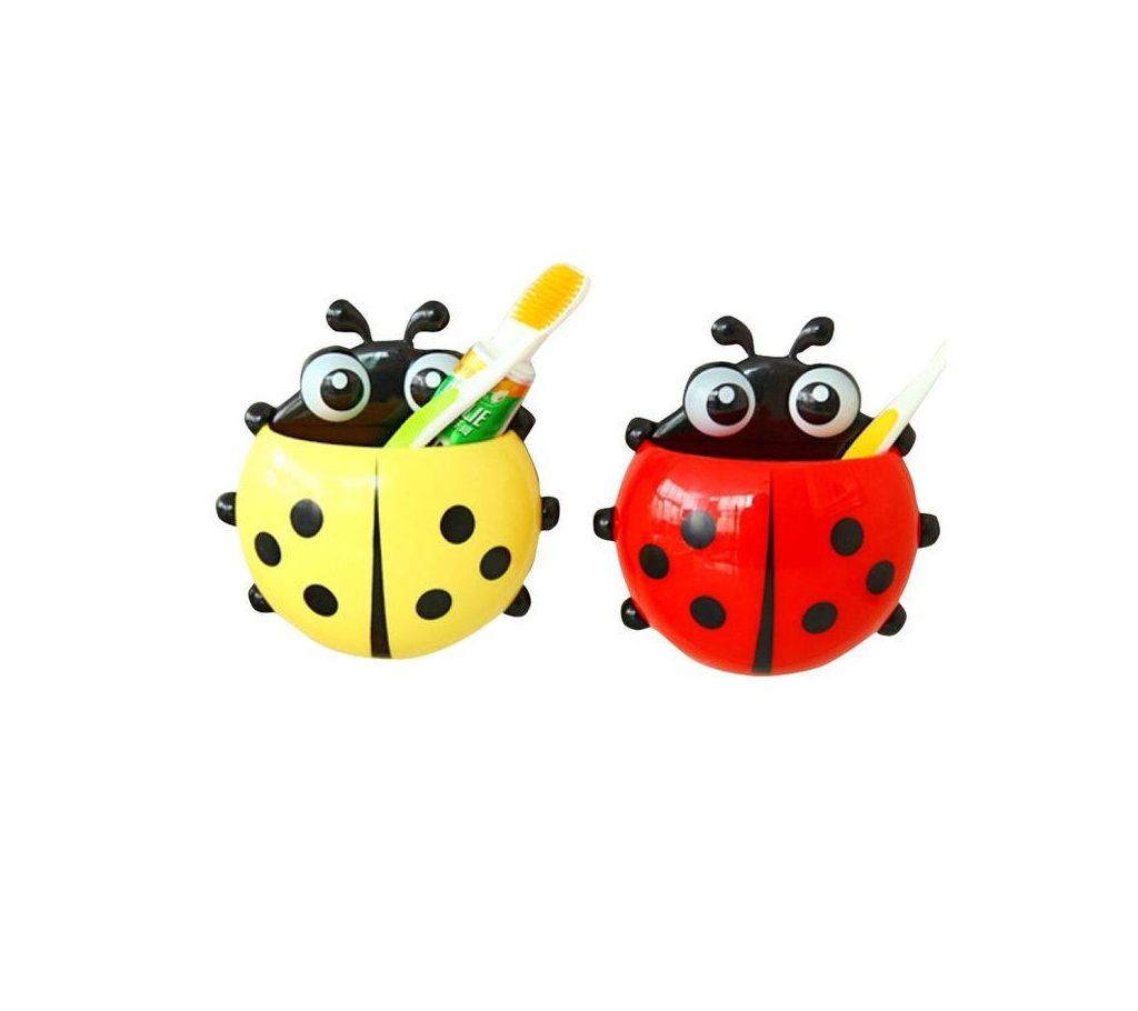 Lady Bug Toothbrush Holder-2 pcs