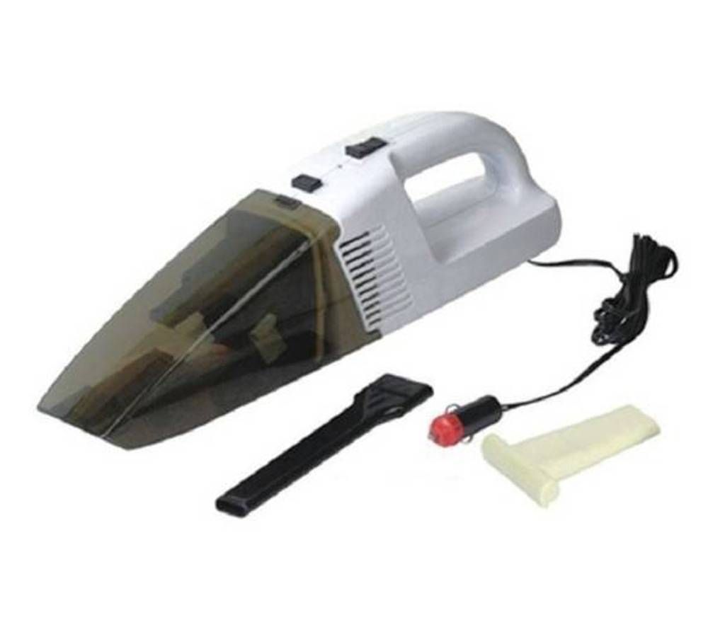 12v Mini Car Vacuum Complete Cleaner - white