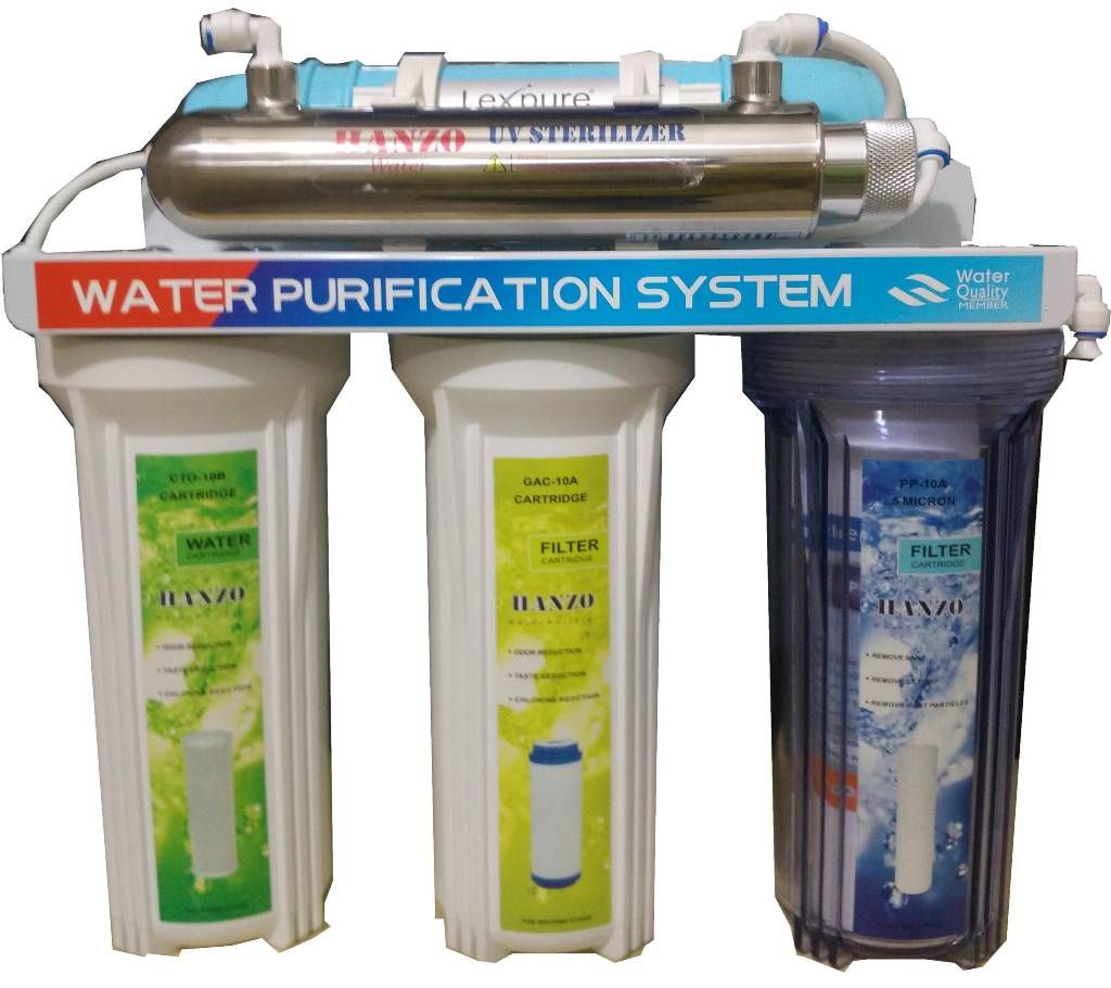 Water purifier with UV for Shower