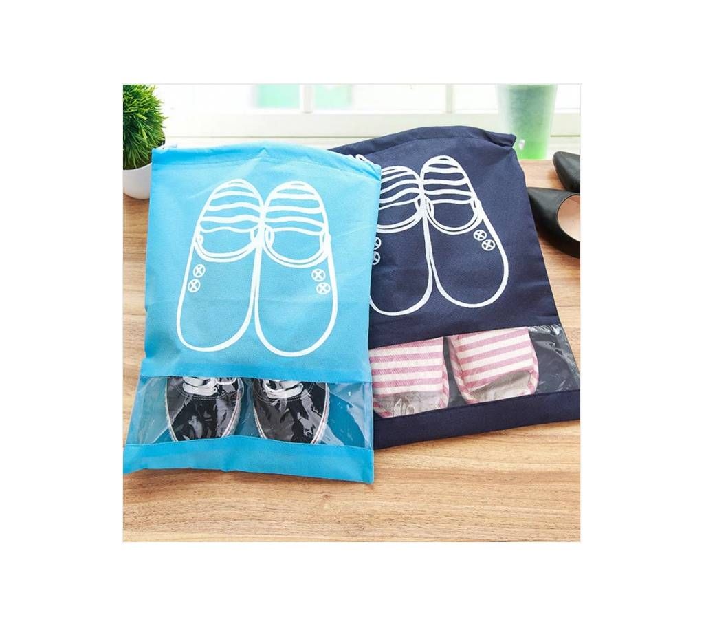 2pcs Non-woven Fabric shoe Storage bag
