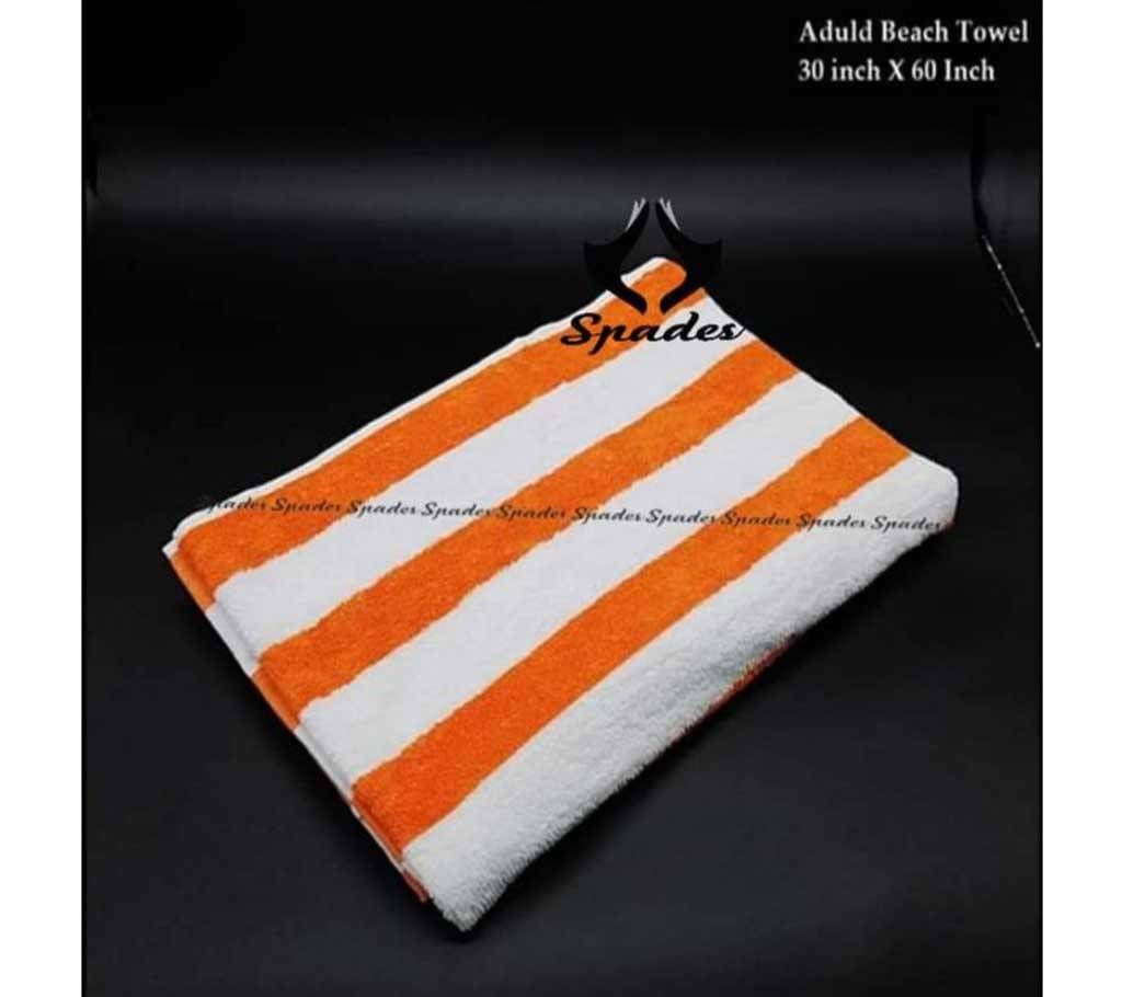 Exclusive beach stripe towel